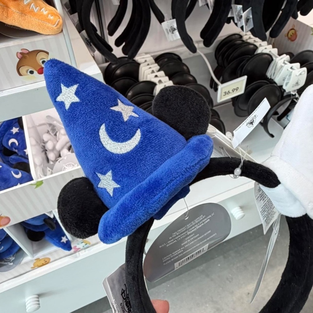 NEW Disney Build Your Own Headband Plush Sorcerer Hat Mickey Glove - Picture 2 of 3